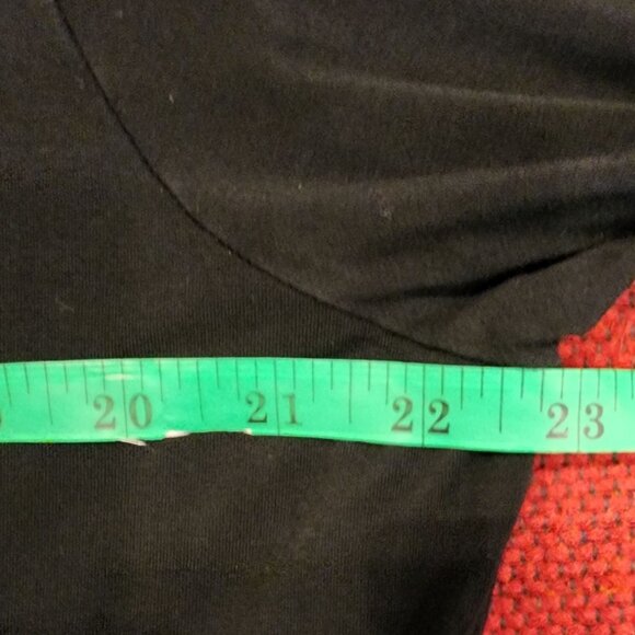 Black Flowy Long-Sleeve Babydoll Top XXL 100% Cotton Womens Boho Style With Scoo - Picture 5 of 16